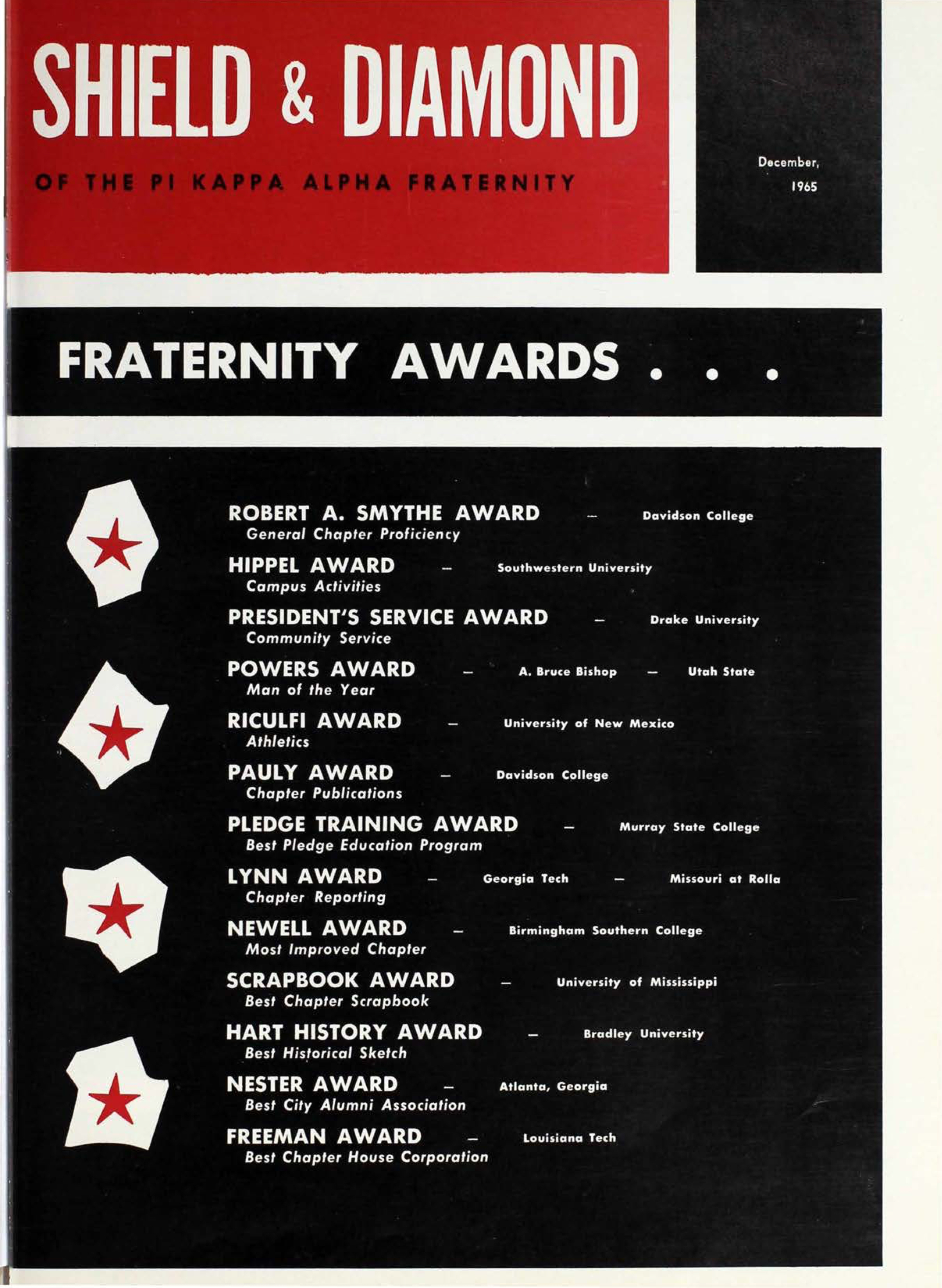 Shield and Diamond, Vol. 76, No. 2, December 1965